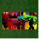 Custom Personalized License Plate Auto Tag With Colorful Random People Design