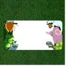 Custom Personalized License Plate Auto Tag With Animals Outline Add Names
