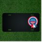 Custom Personalized License Plate With Add Names To Usa America Ribbon