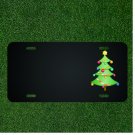 Custom Personalized License Plate With Add Names To Christmas Tree Decorated