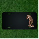 Custom Personalized License Plate With Add Names To Chimp Head Scratching