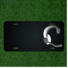 Custom Personalized License Plate With Add Names To Headphones Talk Phones