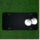 Custom Personalized License Plate With Add Names To Tomato Black White