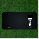 Custom Personalized License Plate With Add Names To Paintbrush Bristles Handle