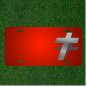 Custom Personalized License Plate With Add Names To Cross Skew Christianity