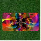 Custom Personalized License Plate Auto Tag With Wacky Colorful Art Design
