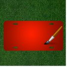 Custom Personalized License Plate With Add Names To Paintbrush Paint Brush