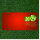 Custom Personalized License Plate With Add Names To Dice Rolling Game