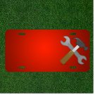 Custom Personalized License Plate With Add Names To Handyman Tools Design