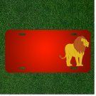 Custom Personalized License Plate With Add Names To Lion Animal Mammal