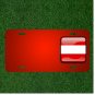 Custom Personalized License Plate With Add Names To Austria Flag Country