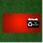 Custom Personalized License Plate With Add Names To Recycle Bin Recycling