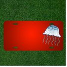 Custom Personalized License Plate With Add Names To Jellyfish Tentacles Medusa