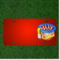 Custom Personalized License Plate With Add Names To Ball Basketball Circle