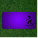 Custom Personalized License Plate With Add Names To Biathlon Sports Logo