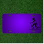 Custom Personalized License Plate With Add Names To Biathlon Sports Logo