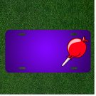 Custom Personalized License Plate With Add Names To Lollipop Candy Sugar