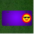 Custom Personalized License Plate With Add Names To Summer Sun Sunny