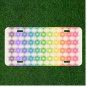 Custom Personalized Car License Plate With Background Colorful Polygon Star