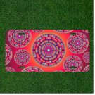 Custom Personalized Car License Plate With Floral Background Texture Pink