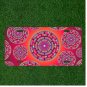Custom Personalized Car License Plate With Floral Background Texture Pink