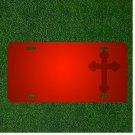 Custom Personalized License Plate With Add Names To Crusader Cross Christian