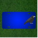 Custom Personalized License Plate With Add Names To Raven Crow Grey Black