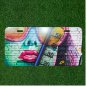 Custom Personalized License Plate Auto Tag With Creative Building Women Design