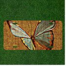 Custom Personalized License Plate Auto Tag With Fancy Butterfly Art Design