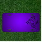 Custom Personalized License Plate With Add Names To Ornamental Fish Fish