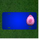 Custom Personalized License Plate With Add Names To Eggs Easter Flowers