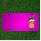 Custom Personalized Car License Plate With Add Names To Dog Animal Cute