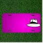 Custom Personalized Car License Plate With Add Names To Hat Cowboy Hat Black