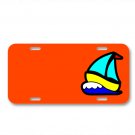 Sailing Boat Toy Boat Sailboat On License Plate Car Front Add Names