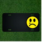 Custom Personalized License Plate With Add Names To Sad Face Tears Eye Design