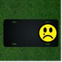 Custom Personalized License Plate With Add Names To Sad Face Tears Eye Design
