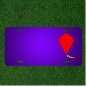 Custom Personalized License Plate With Add Names To Kite Fly Red Tail Kite