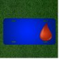 Custom Personalized License Plate With Add Names To A Drop Of Blob Blood