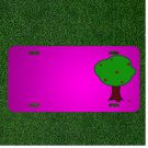 Custom Personalized Car License Plate With Add Names To Tree Apples Green Red