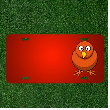 Custom Personalized License Plate With Add Names To Chicken Animal Farm Bird