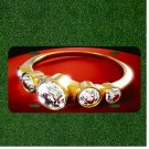 Ring Jewellery Diamond Gold 3D Custom Novelty License Plate Car Tag