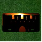 Custom Personalized License Plate Auto Tag With Wall Of King And Queen Design