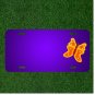 Custom Personalized License Plate With Add Names To Butterfly Yellow Insect