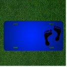 Custom Personalized License Plate With Add Names To Foot Reprint Pair