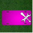 Custom Personalized Car License Plate With Add Names To Screwdriver Spanner
