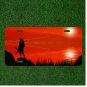 Creative License Plate Auto Tag With Couple Kissing In Air By Sun