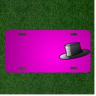 Custom Personalized Car License Plate With Add Names To Hat Man Male Black