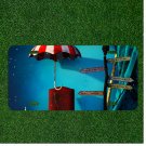 Custom Personalized Auto Tag With Nice Umbrella By Street Signs Design