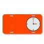 Analog Clock Time Clock Clock Clock On License Plate Car Front Add Names