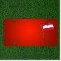 Custom Personalized License Plate With Add Names To Flag Austria Red White Red
